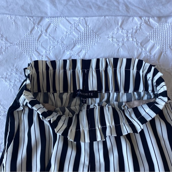 Dynamite Satin Wide Leg Pants - Picture 3 of 3